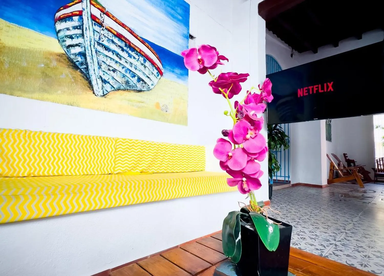 The Blue House Hostel サンタ・マルタ ベッド・アンド・ブレックファスト
