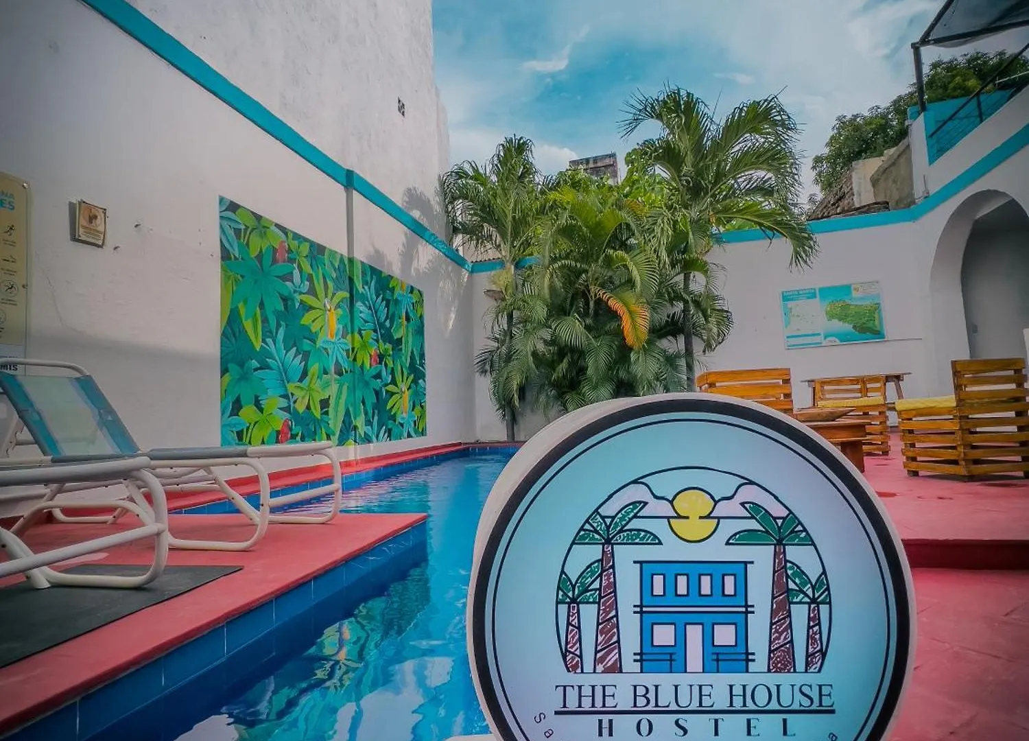 The Blue House Hostel location